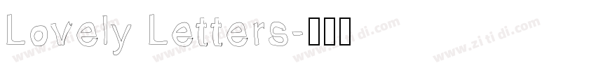 Lovely Letters字体转换